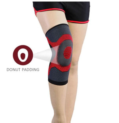 3D Knee Cap with Donut Padding | Provides optimum Knee compression and mild support for free Knee movement - Health Mart