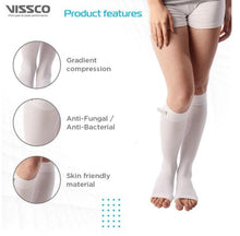Load image into Gallery viewer, Anti-Embolism - Knee (Mild Support) | Improves Blood Circulation | Swollen | Tired | Aching Legs (White) - Health Mart
