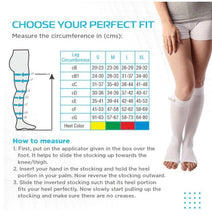 Load image into Gallery viewer, Anti-Embolism - Knee (Mild Support) | Improves Blood Circulation | Swollen | Tired | Aching Legs (White) - Health Mart
