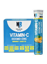 Load image into Gallery viewer, Muscle Rulz Vitamin-C Immunity Booster, 1 Unit, 20 Effervescent Tablets, Orange
