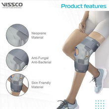 Load image into Gallery viewer, Neoprene Hinged Patella Knee Brace | Provides moderate support &amp; stability to the Knee - (OPEN TYPE) - Health Mart
