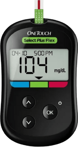 One Touch Select Plus Flex Blood Glucose/ Glucometer Monitor - Health Mart
